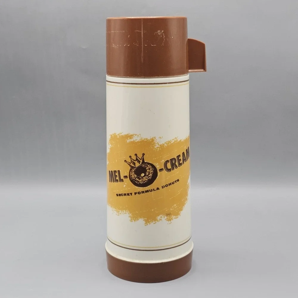 Vintage Aladdin Mel-Cream Donuts Thermos Lining with Lid 1 Quart Chicago